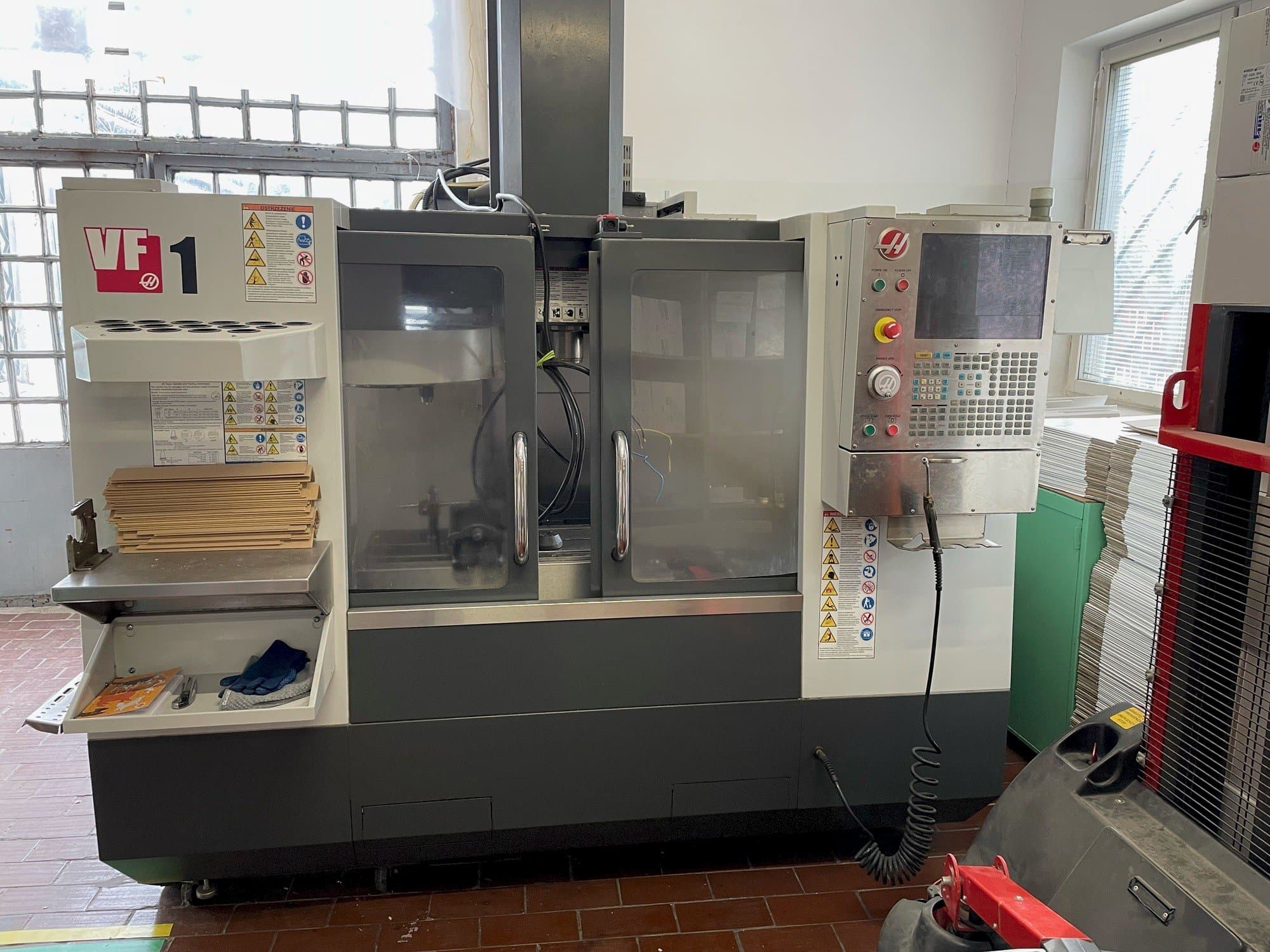Front view of HAAS VF-1  machine