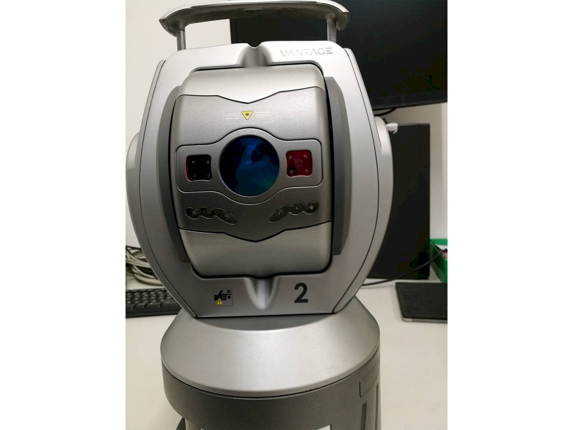 Front view of Faro Laser Tracker Vantage and Vantage E  machine