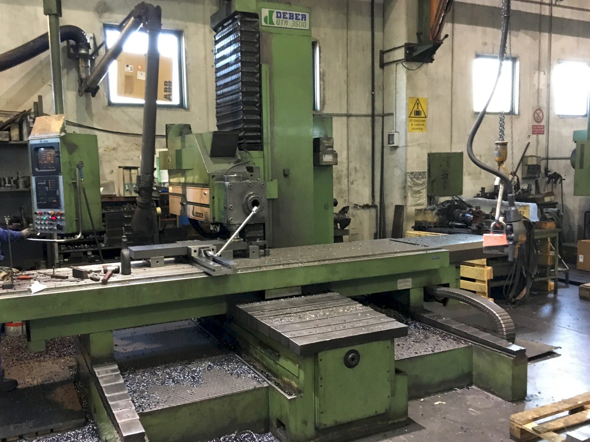 Front view of DEBER BMT 3500 machine