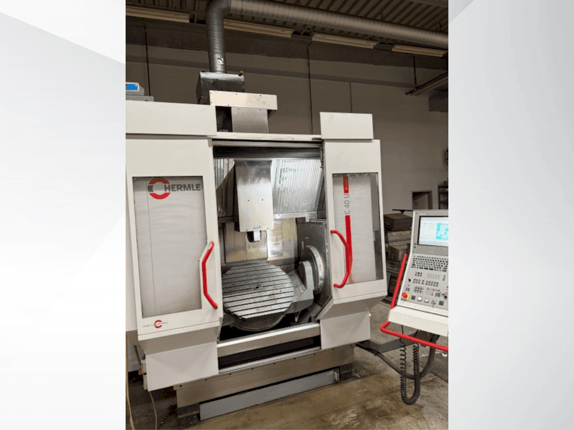 Front view of HERMLE C40 Dynamic machine