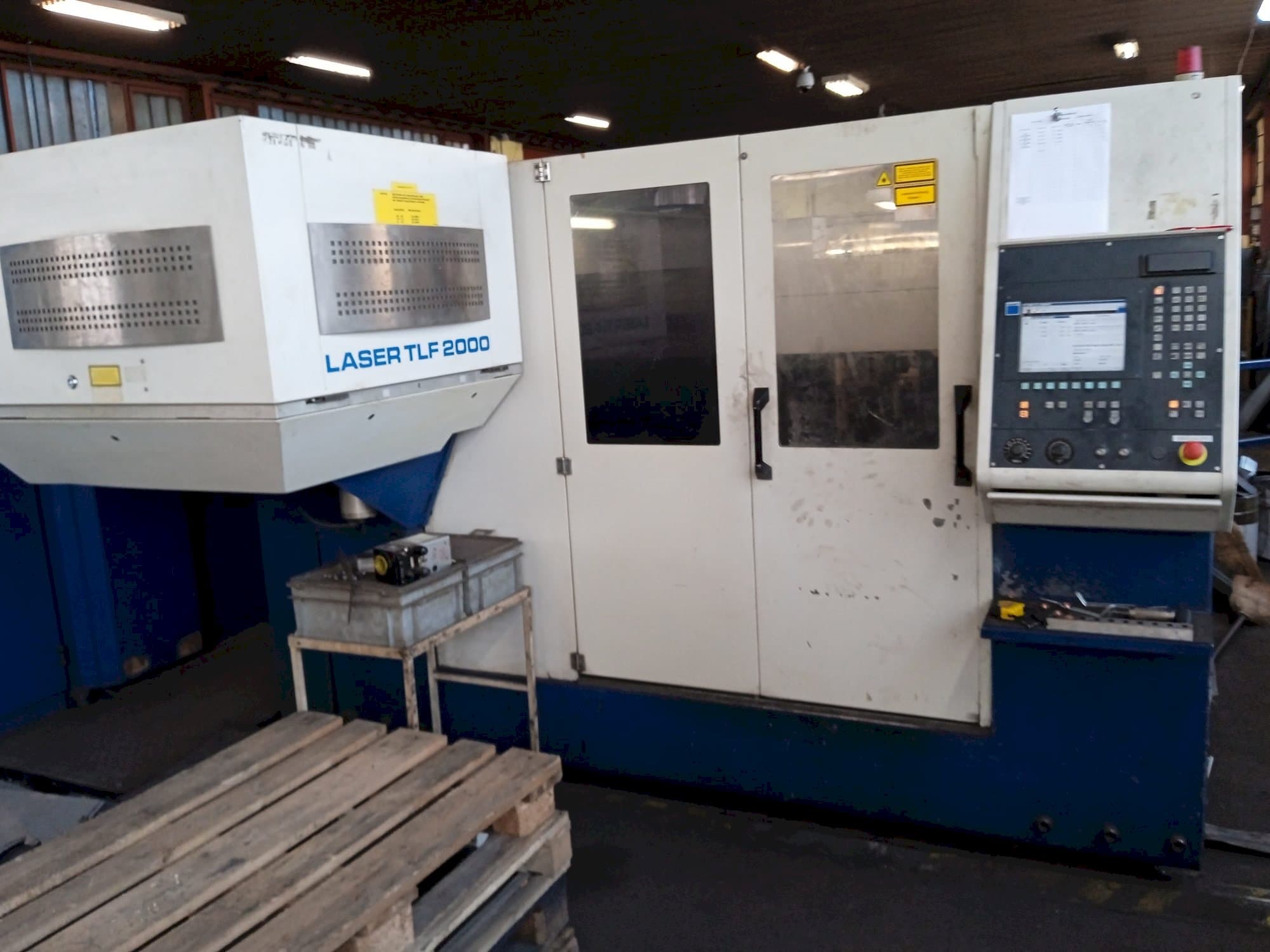 Front view of Trumpf Trumatic L 3030 machine