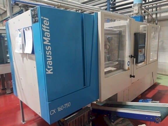 Front view of Krauss Maffei KM 160-750 CX  machine