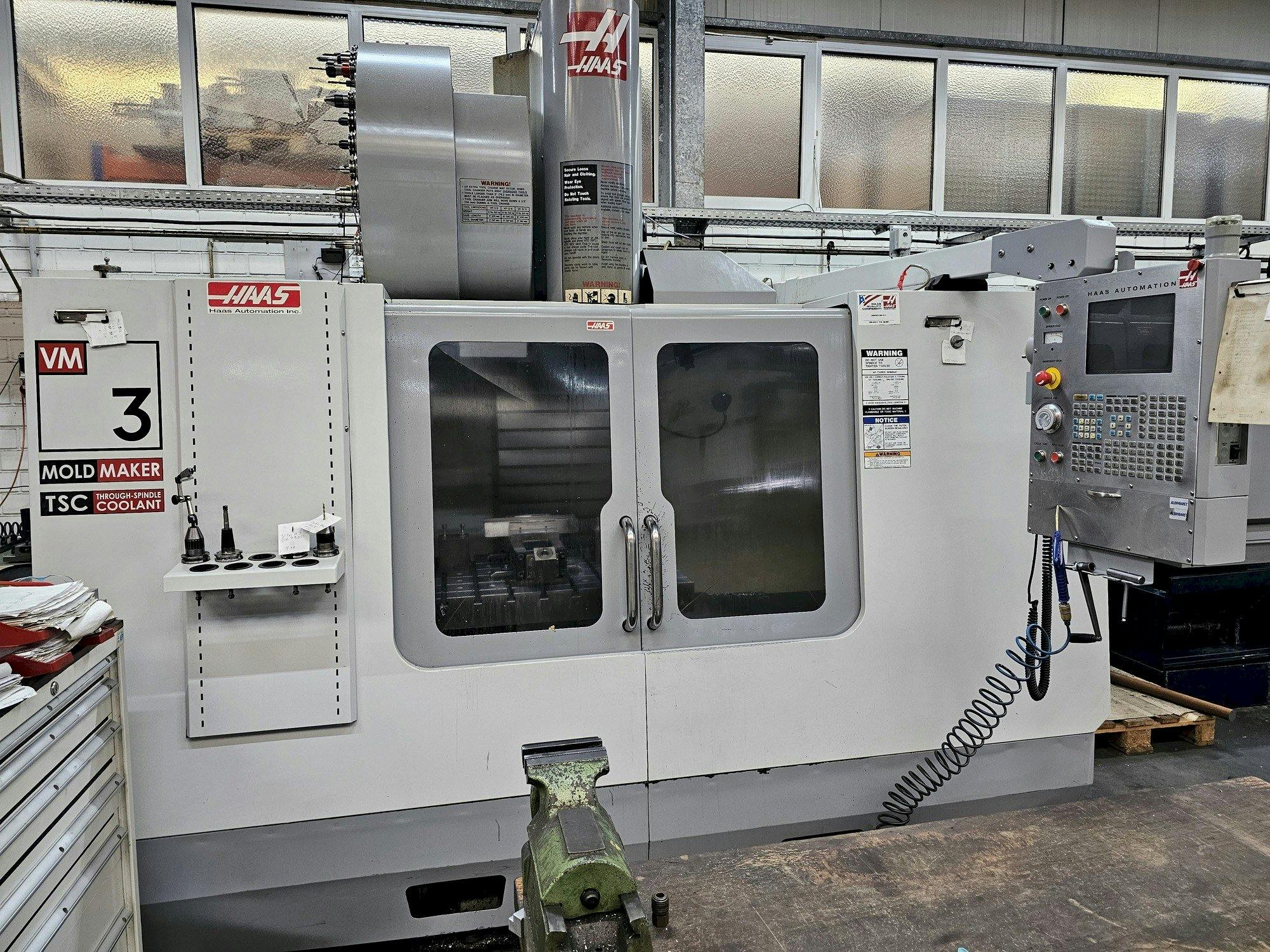 Front view of HAAS VM 3  machine