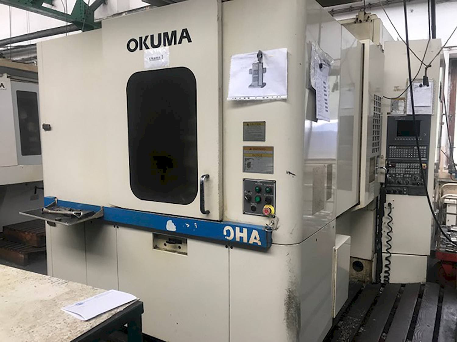 Front view of Okuma MX-40HA  machine