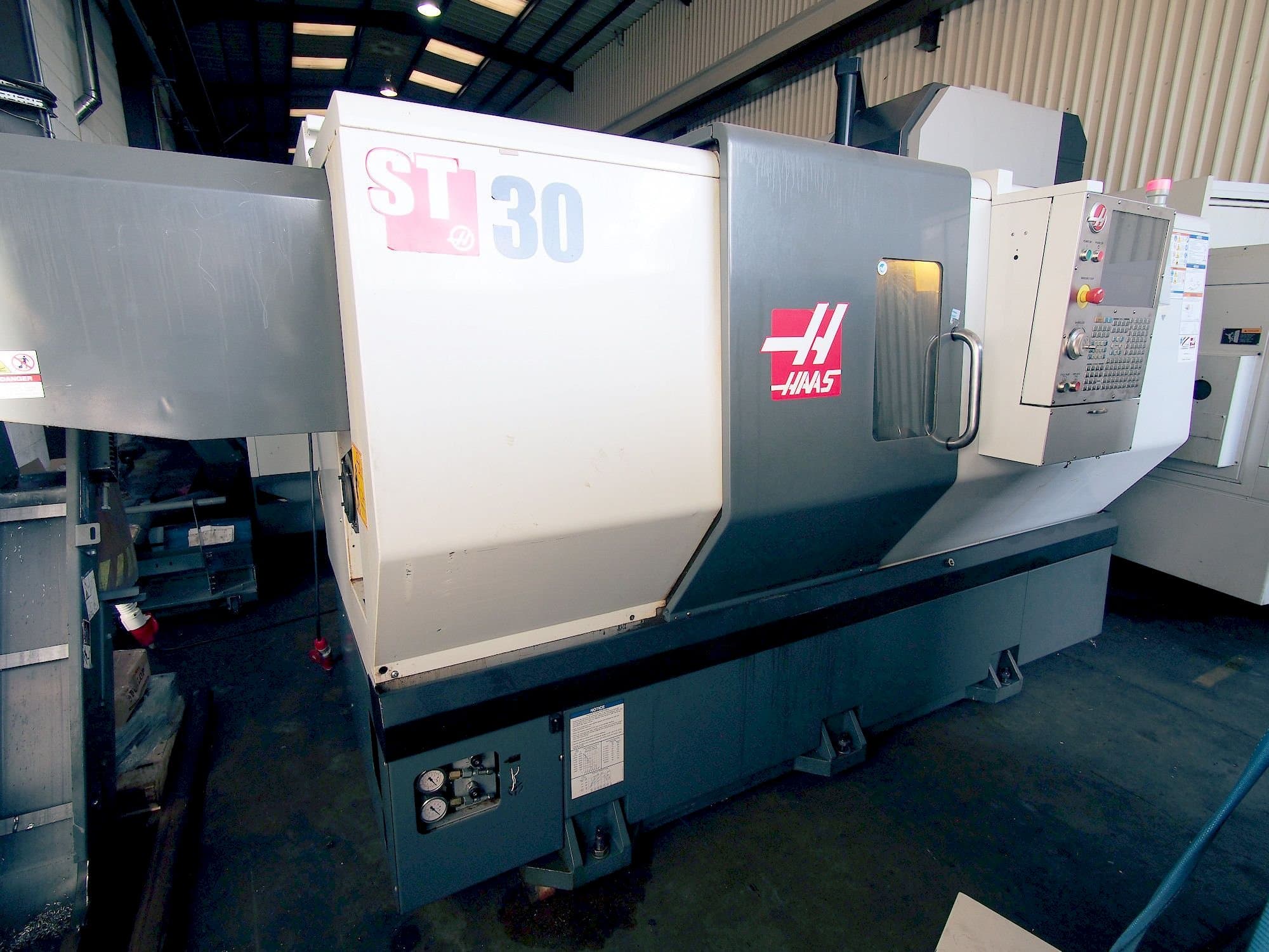 Front view of HAAS ST-30 machine