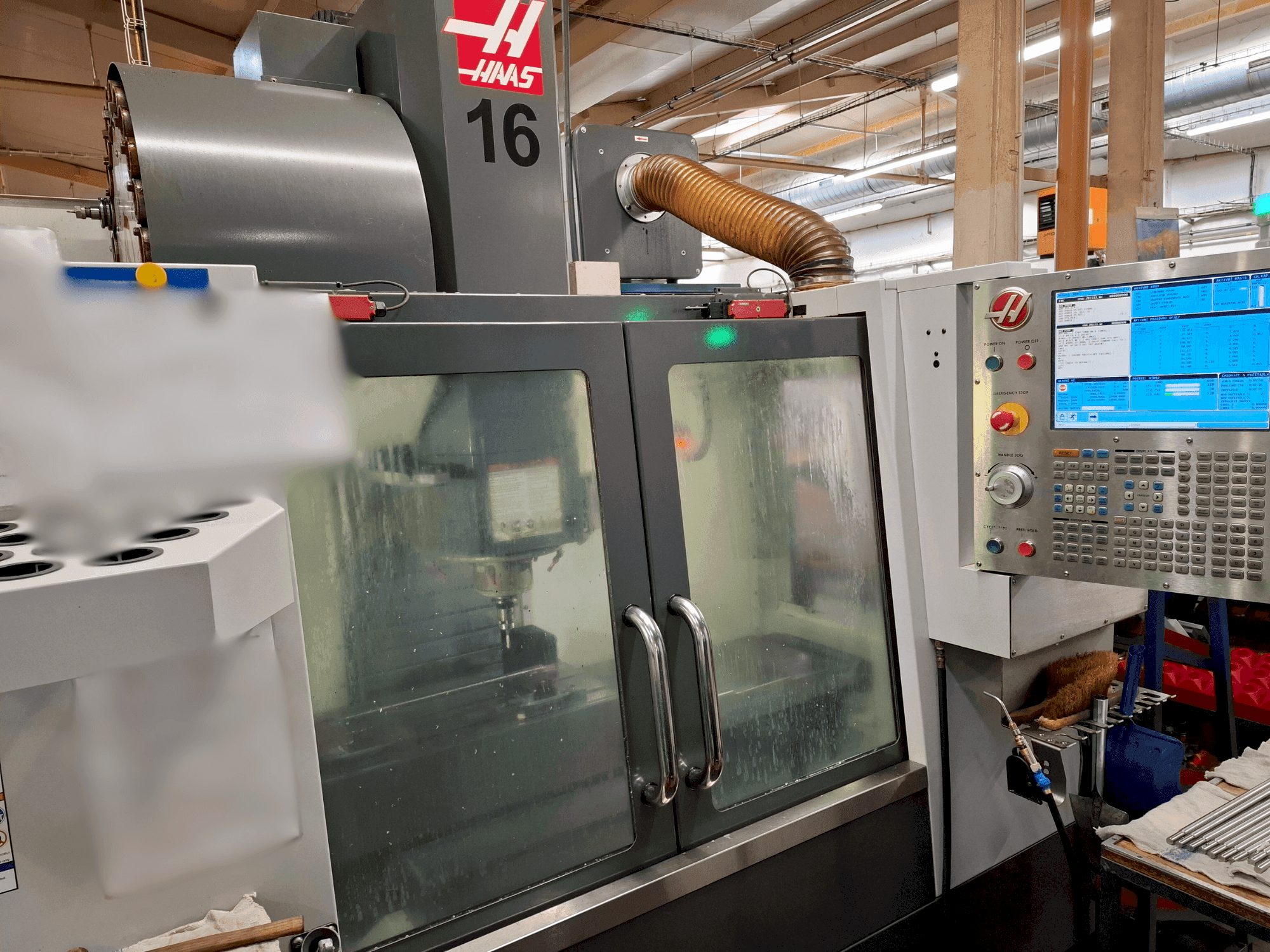 Front view of HAAS VF-2SS  machine