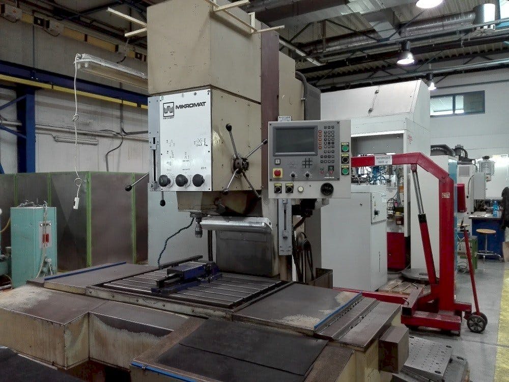 Front view of WMW Mikromat									 BKoE 630x1000 CNC  machine