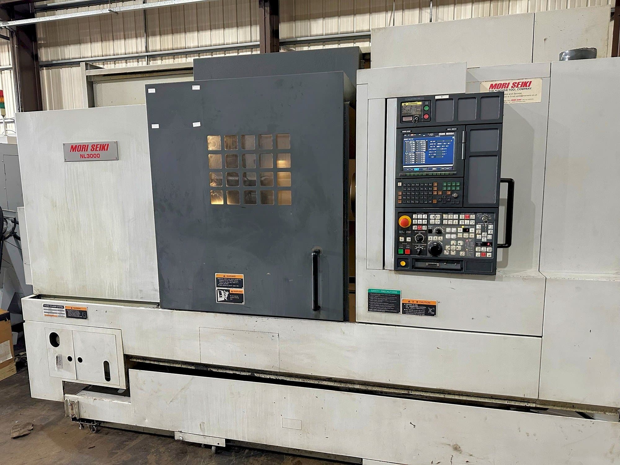 Front view of MORI SEIKI NL3000Y/700 machine