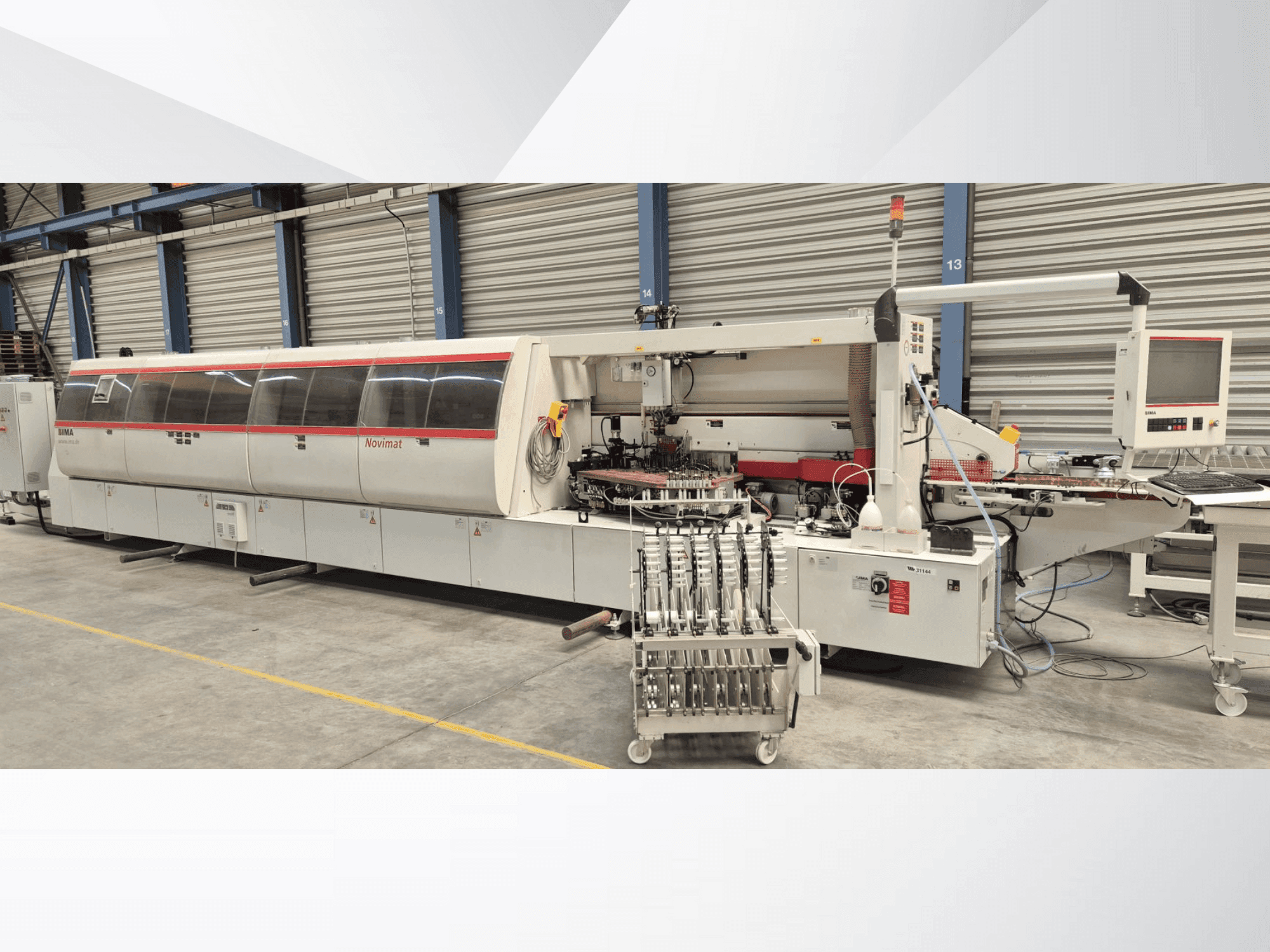 Front view of IMA Novimat Concept / I / G80 / 440 / R3  machine