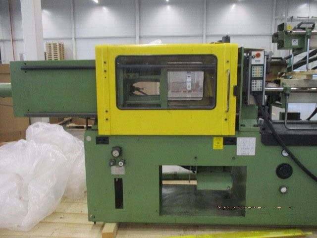 Front view of Arburg Allrounder 320 M 750 - 90/90 2K machine