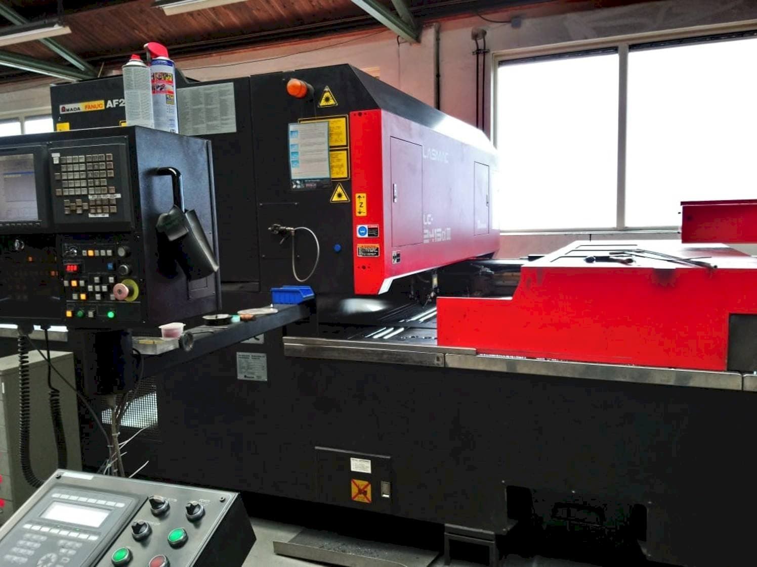 Front view of AMADA LC2415 ALPHA III  machine