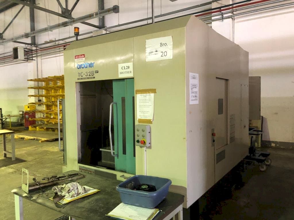 Front view of Brother TC 32B machine
