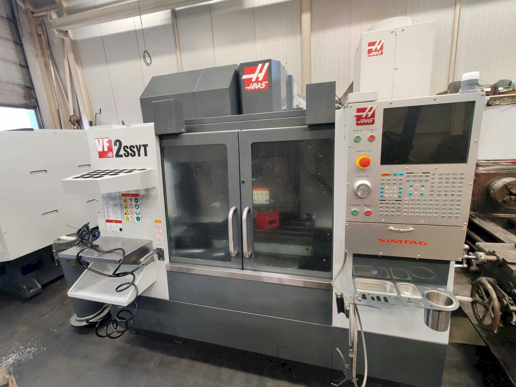 Front view of HAAS VF-2SSYT  machine