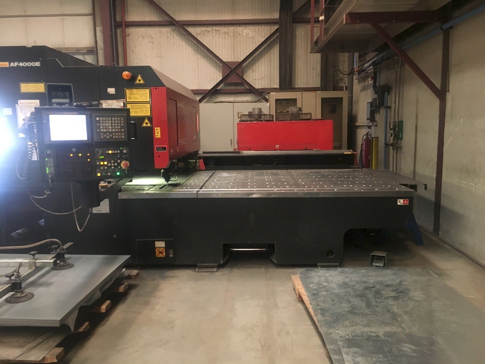 Front view of AMADA LC 2415 A3 machine