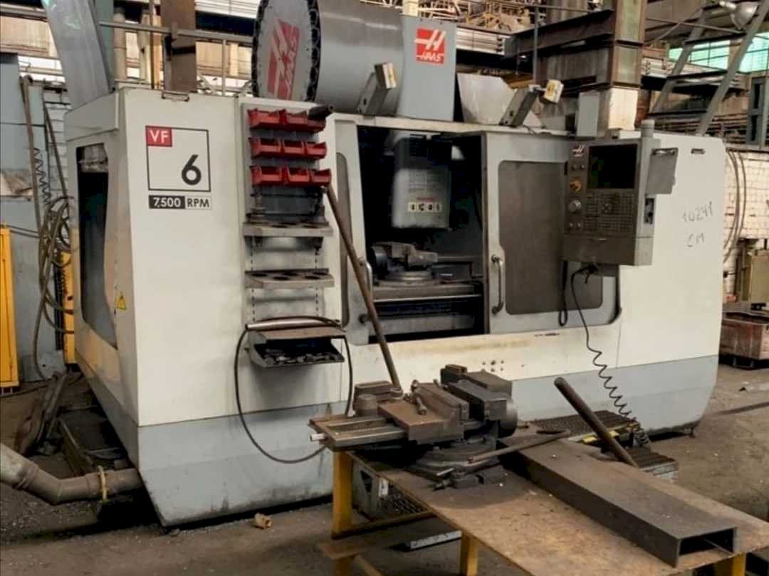 Front view of HAAS VF-6/50 machine