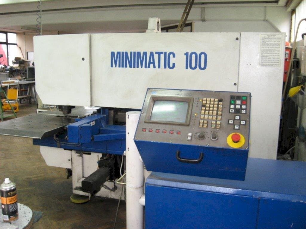 Front view of Trumpf Minimatic 100 machine