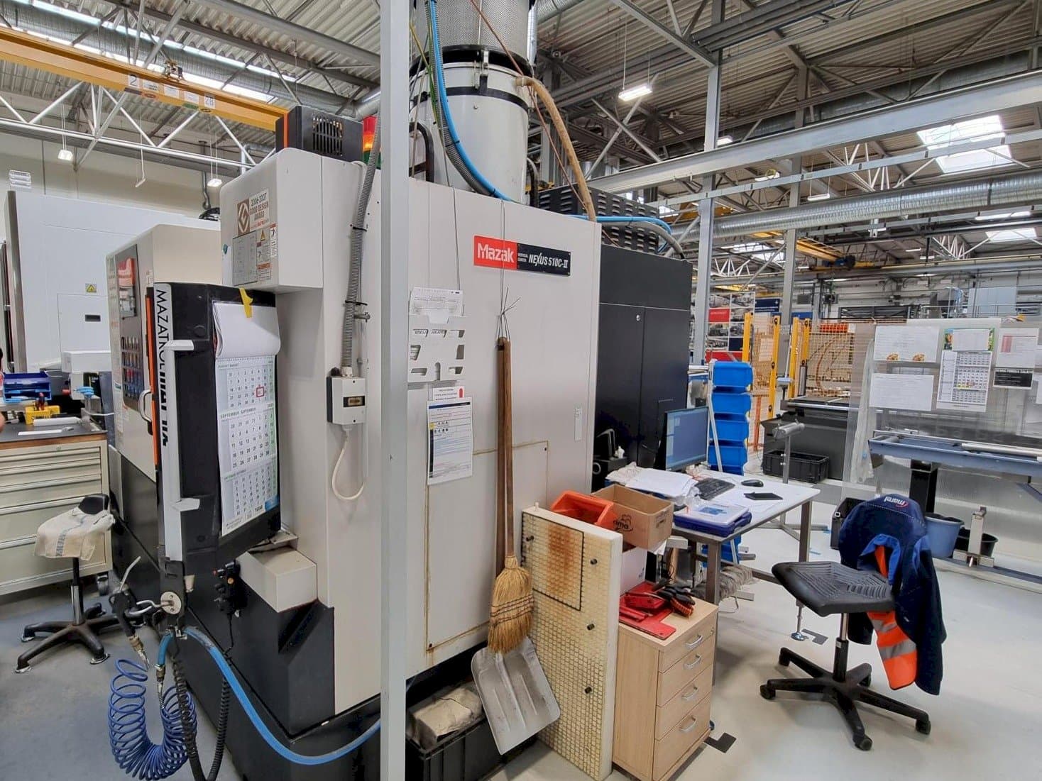 Front view of Mazak Nexus 510C - II machine