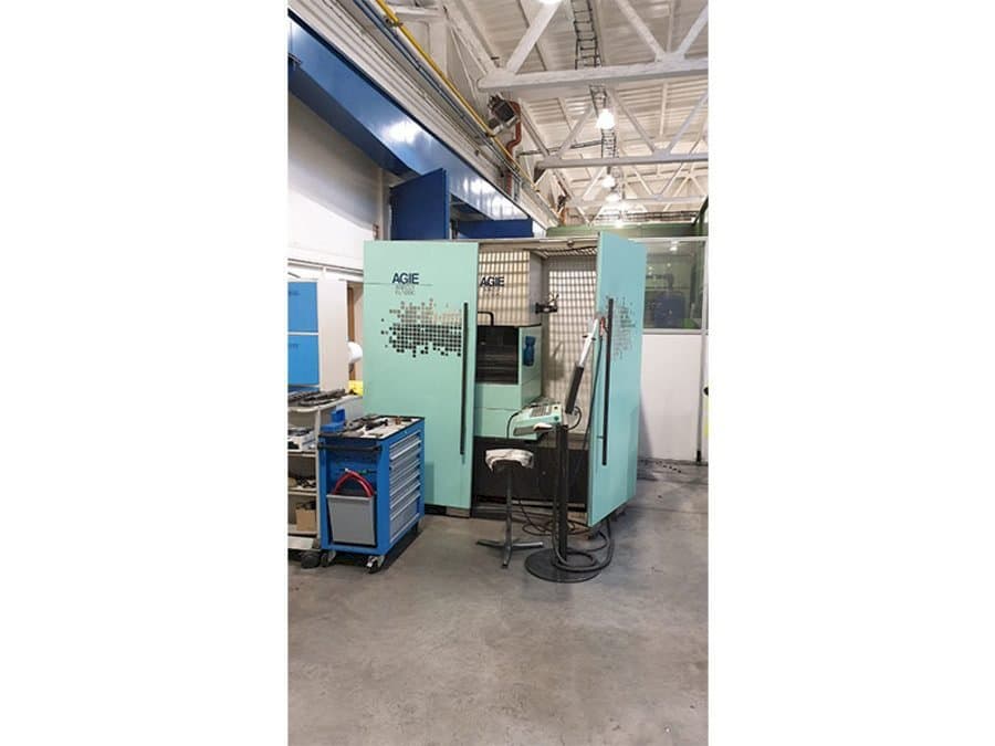 Front view of AGIE Agiecut Classic 3 machine