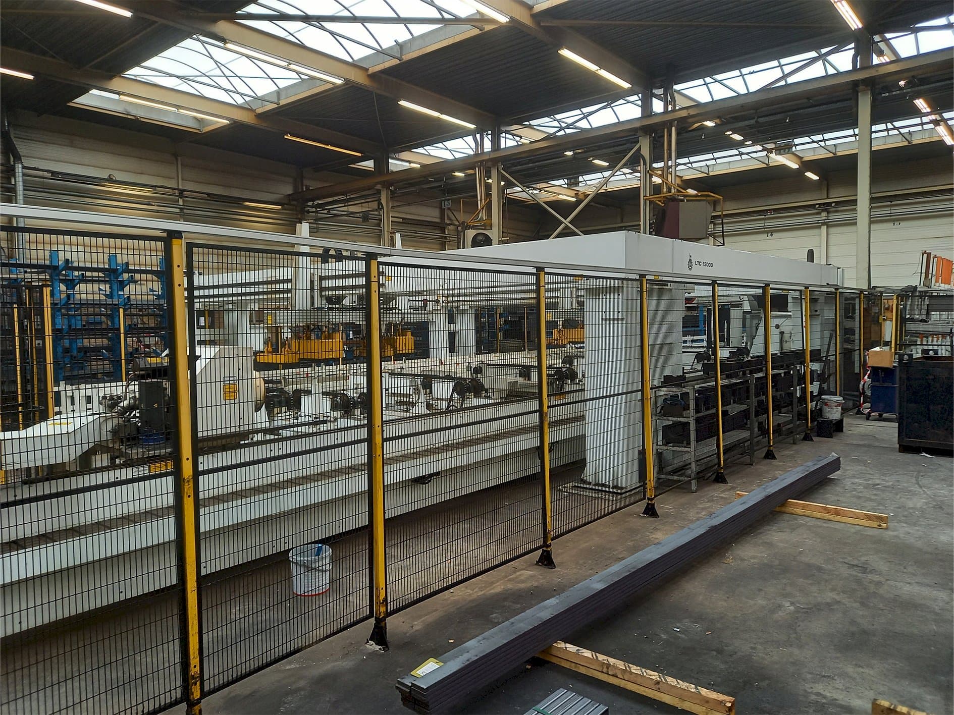 Front view of Balliu LTC 13000 machine