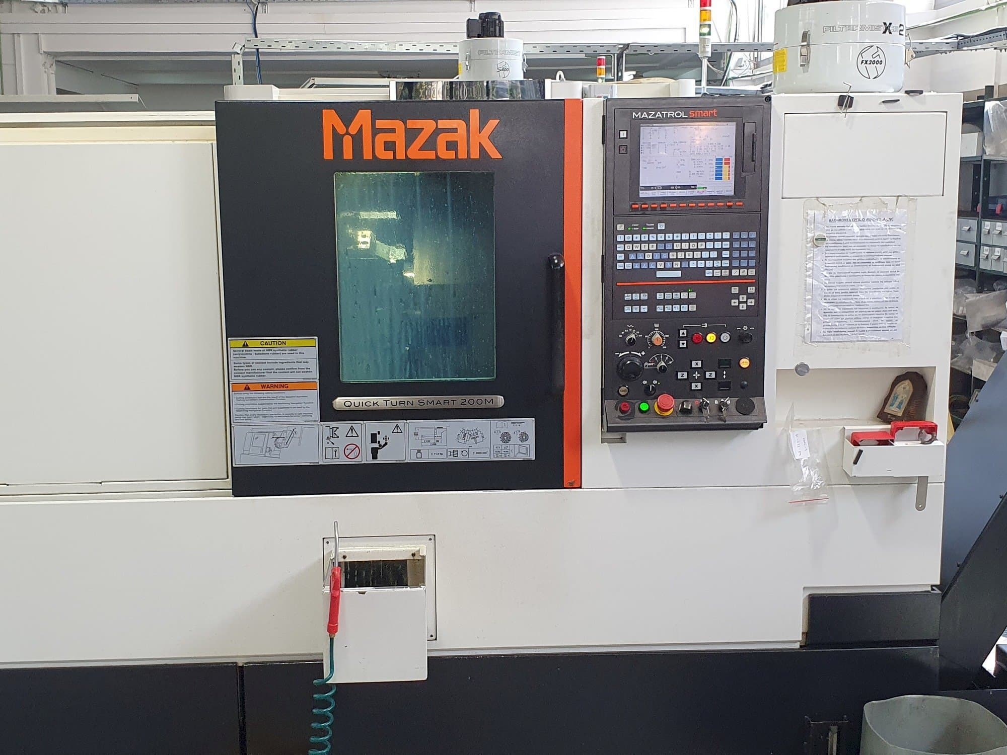 Front view of Mazak QTS200M  machine