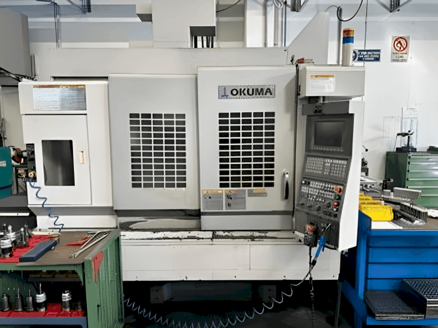 Front view of Okuma MB 56-VA machine
