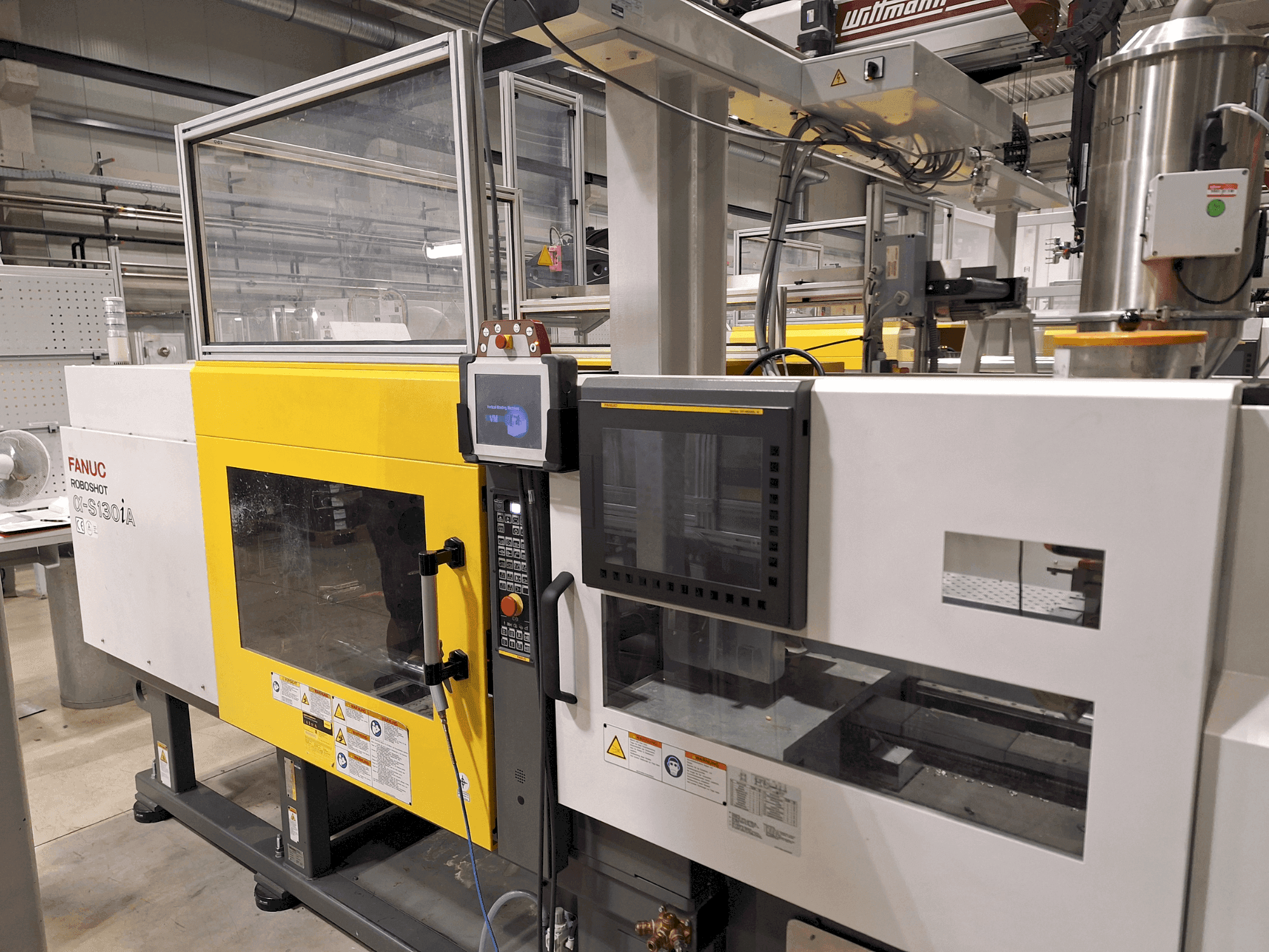 Front view of FANUC Roboshot S130iA machine