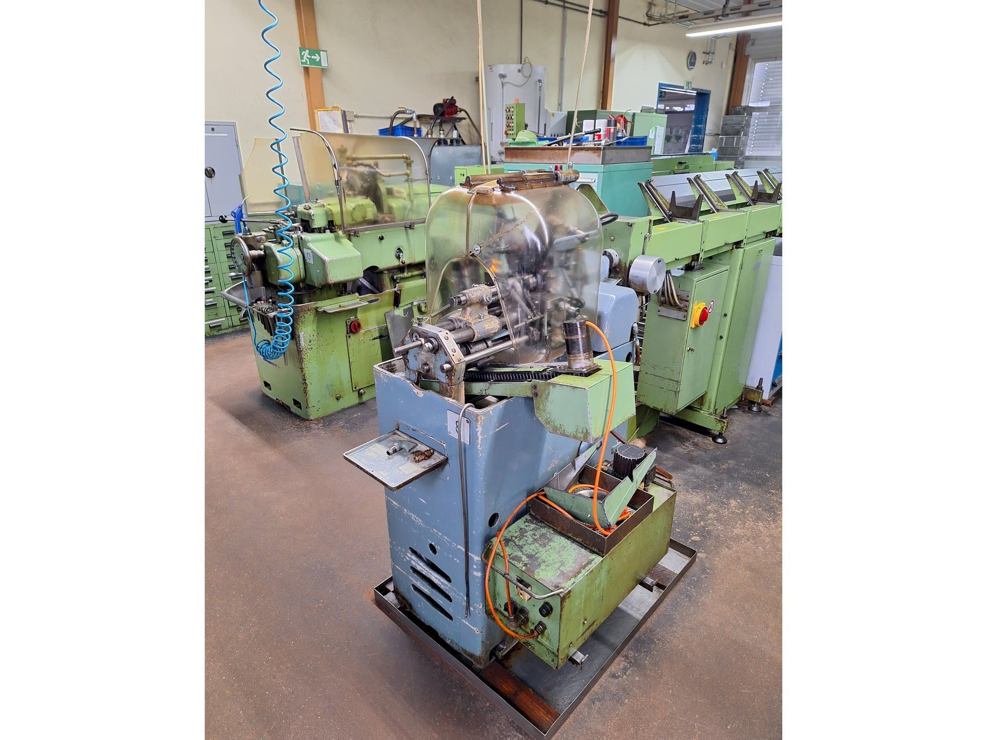 Left side view of TRAUB A25 machine