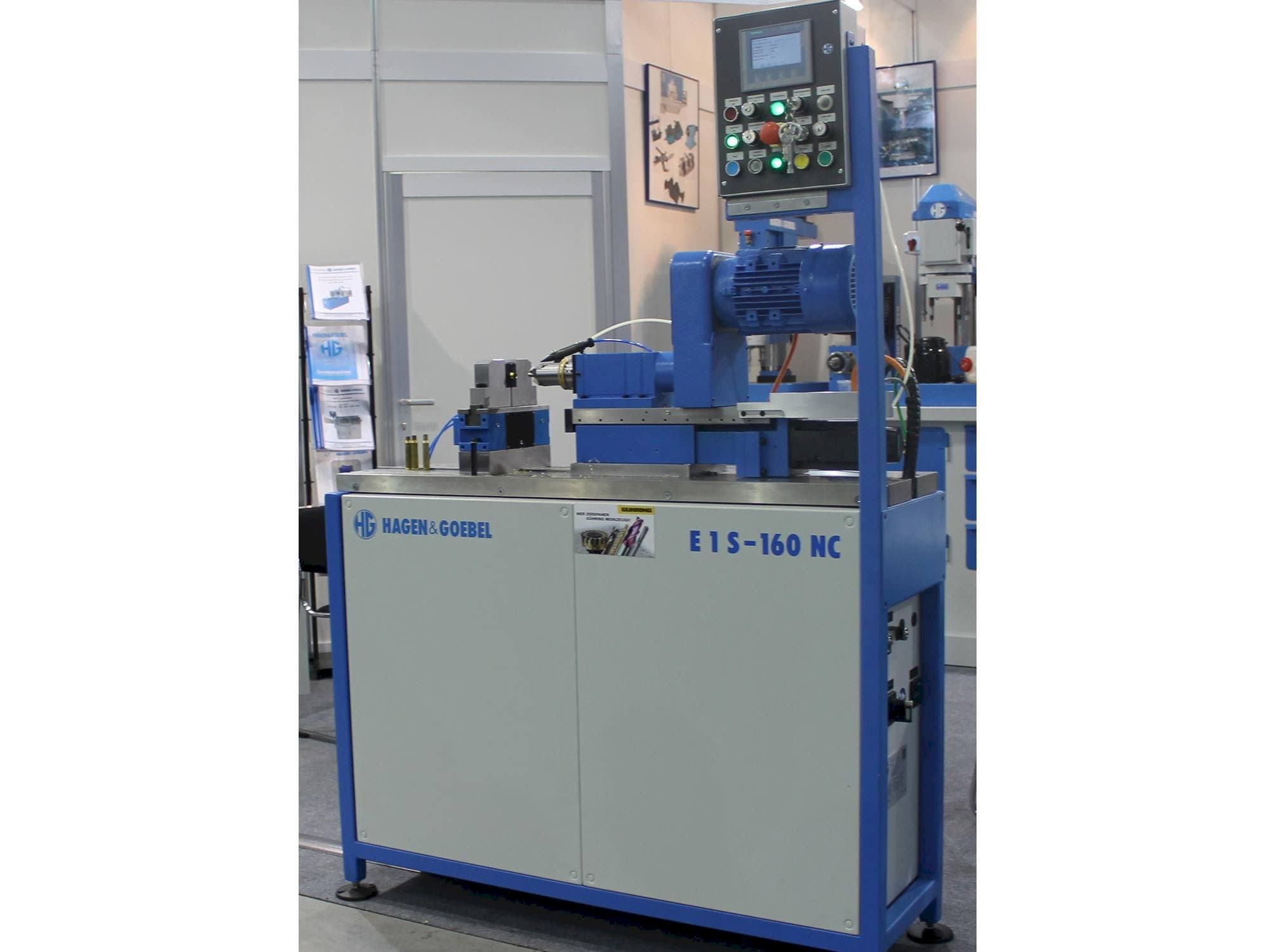 Front view of HAGEN&GOEBEL E 1 S – 160 NC machine