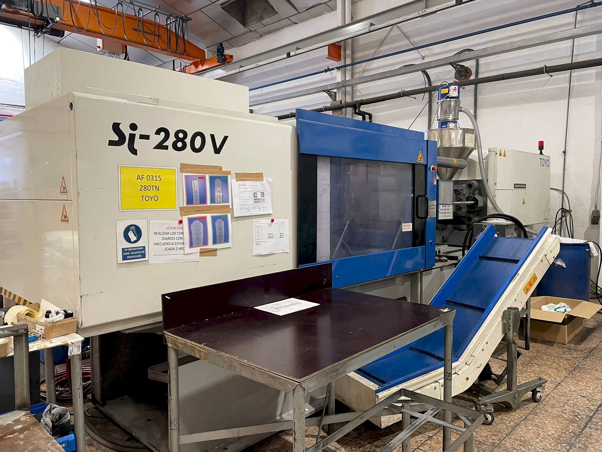 Front view of Toyo Si-280-V machine