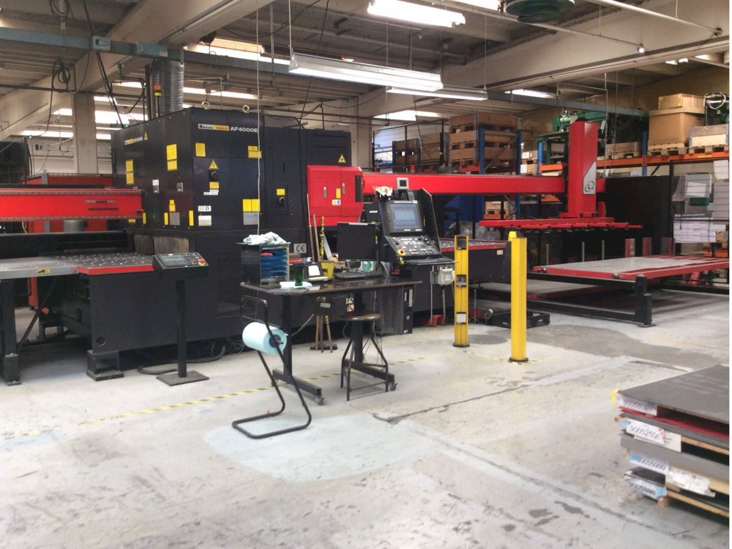 Front view of AMADA LC 2415 Alpha IV NT  machine