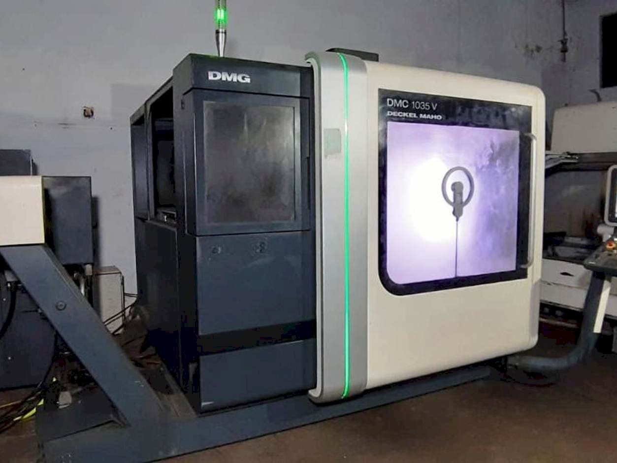Front view of DMG DMC 1035 V machine