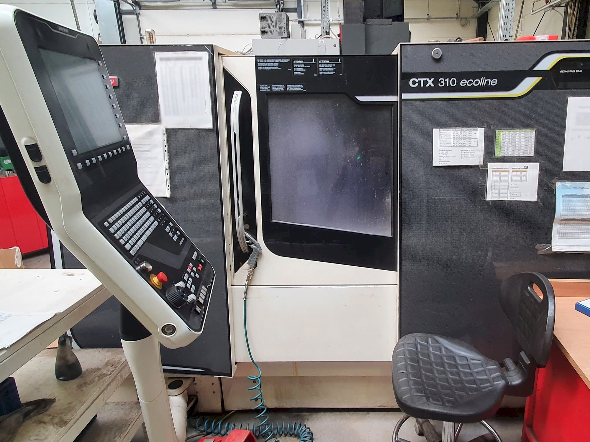 Front view of DMG MORI SEIKI CTX  machine