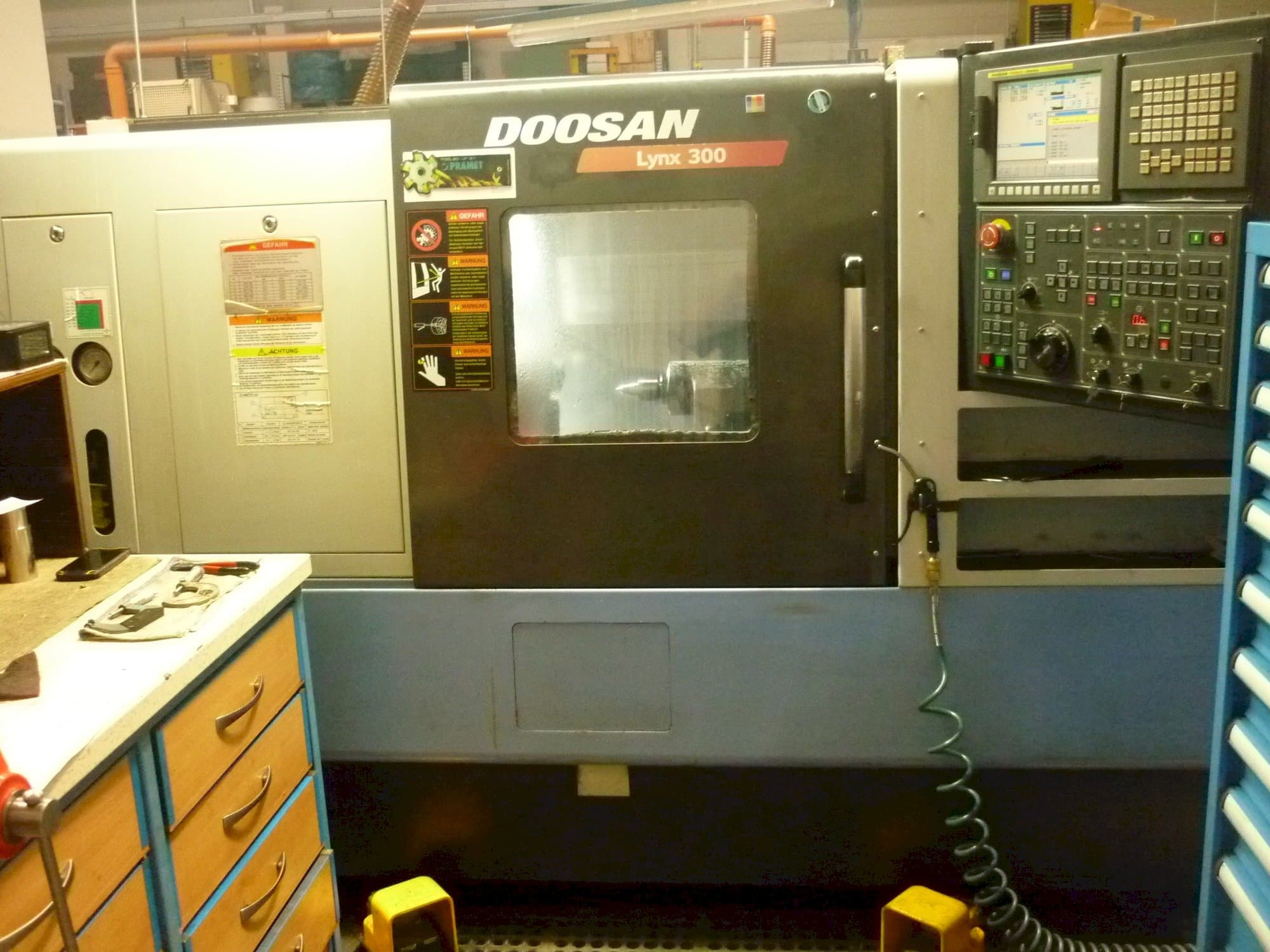 Front view of Doosan LYNX 300  machine