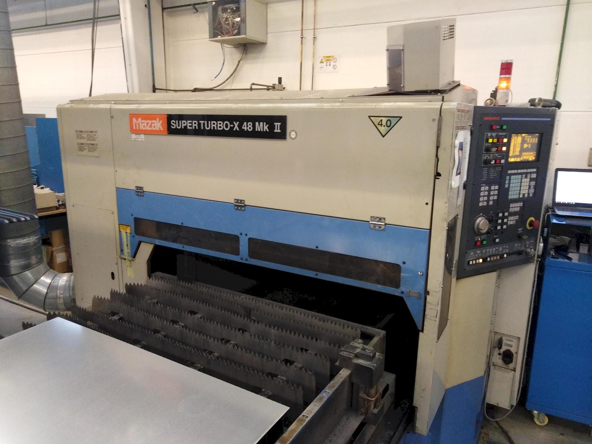 Front view of Mazak stx-48 Mark II  machine