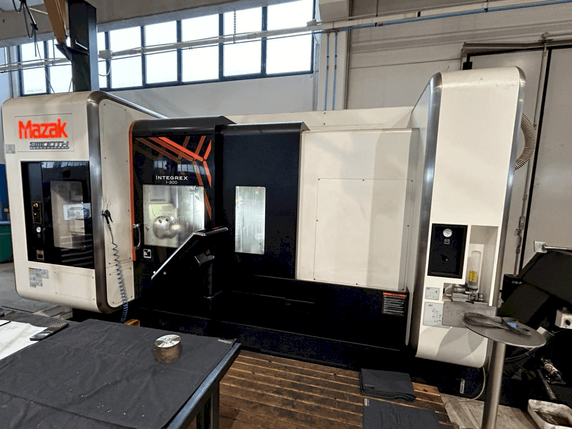Front view of Mazak INTEGREX i-300 machine