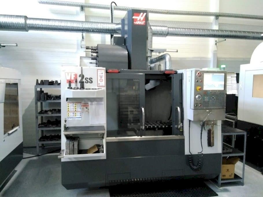 Front view of HAAS VF2 SS  machine