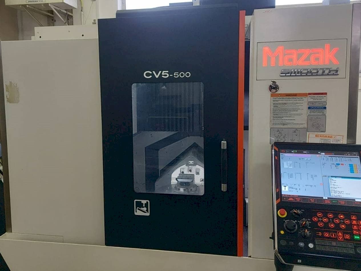 Front view of Mazak CV5-500  machine