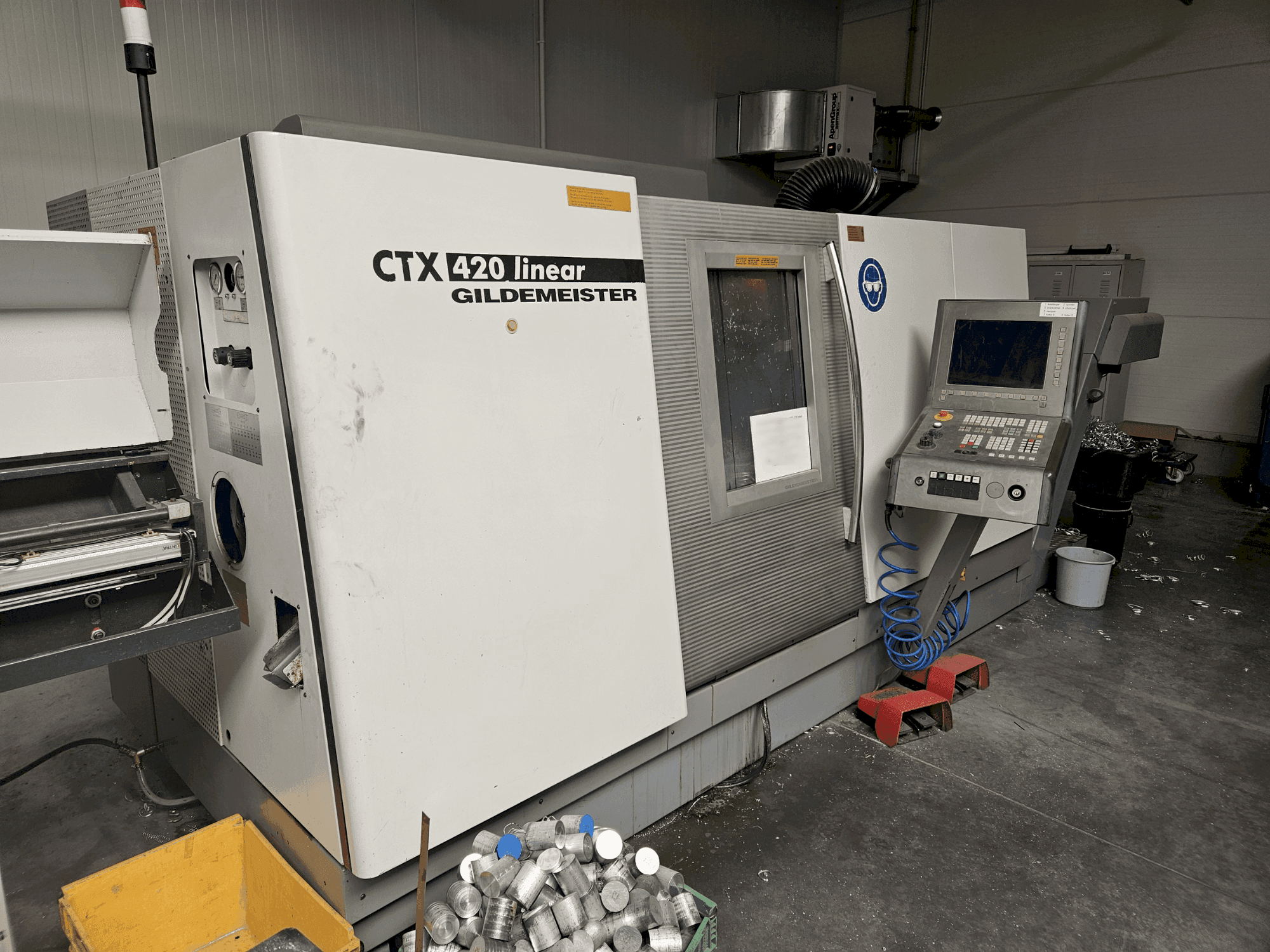 Front view of Gildemeister CTX 420 Linear  machine