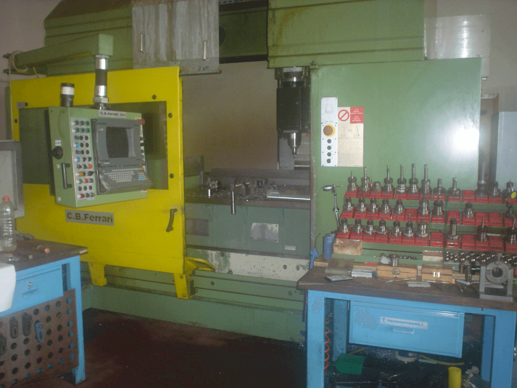 Front view of C.B. Ferrari B18 machine