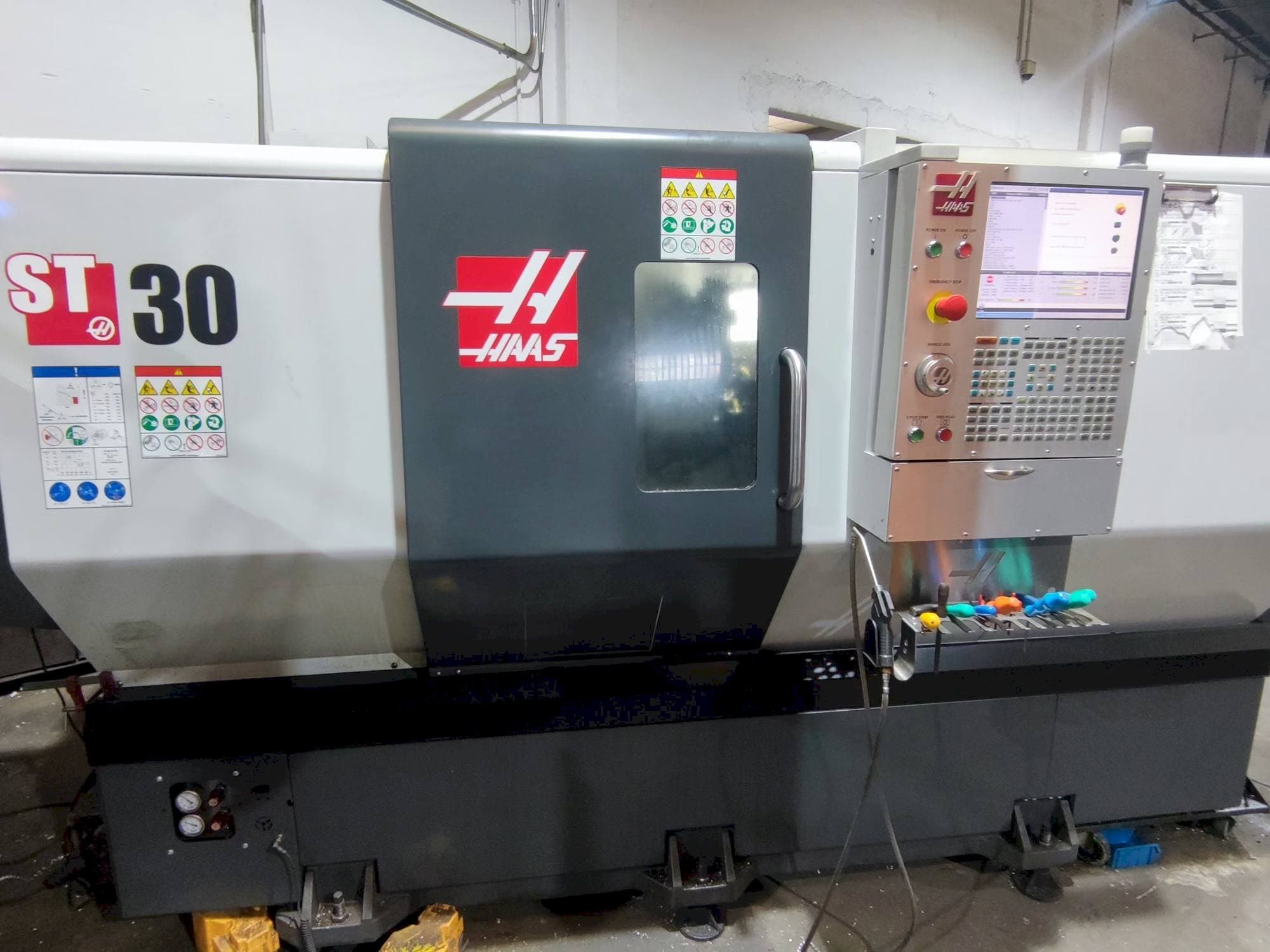 Front view of HAAS ST-30 machine