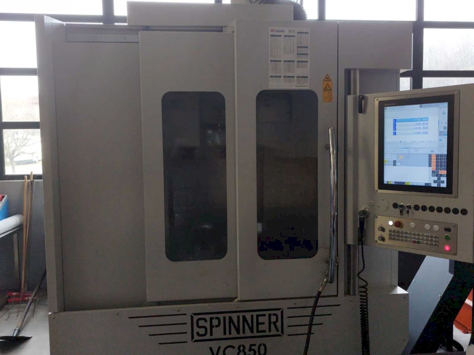 Front view of SPINNER VC 850 machine