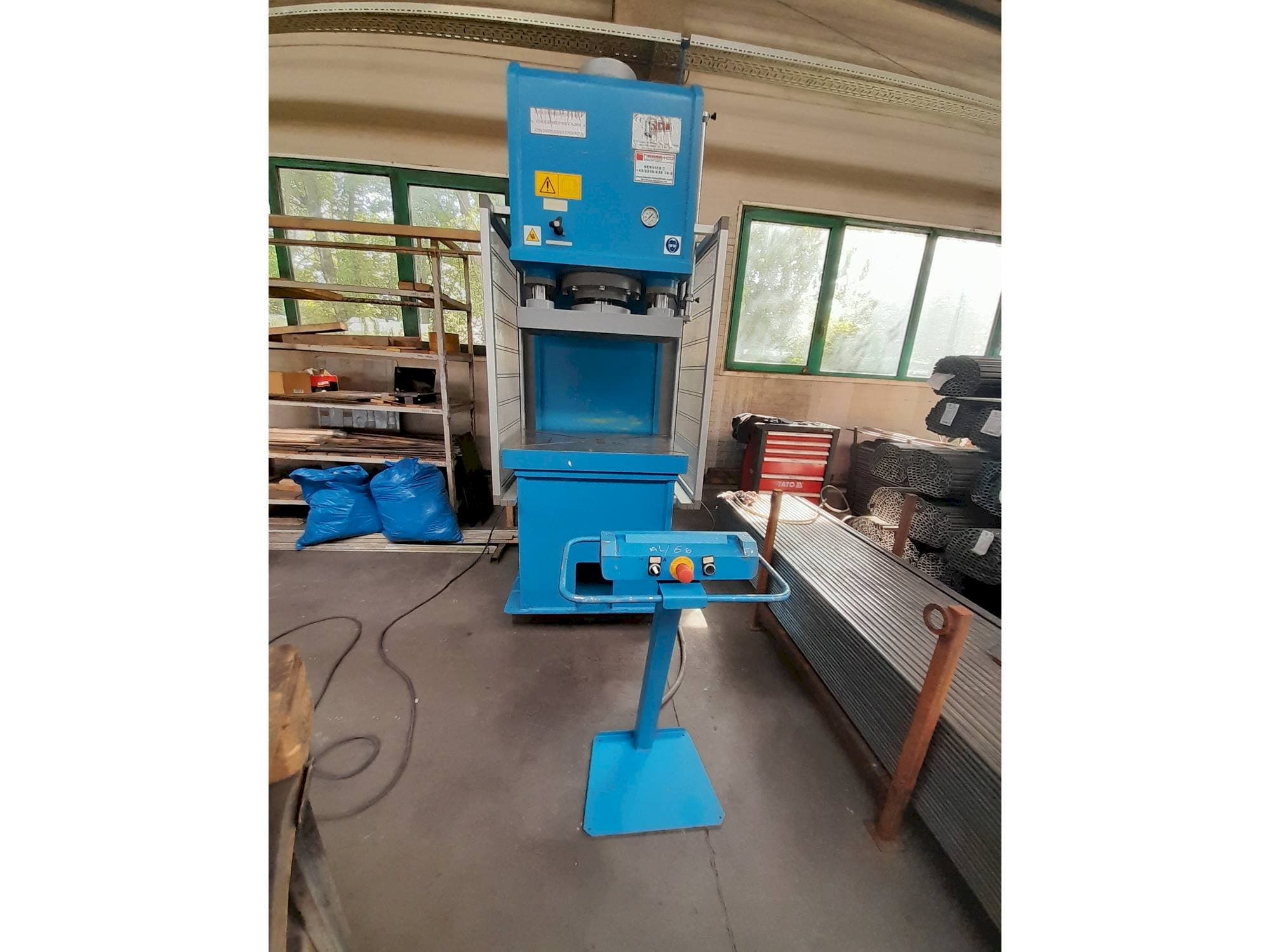 Front view of SICMI PCL 100 A  machine