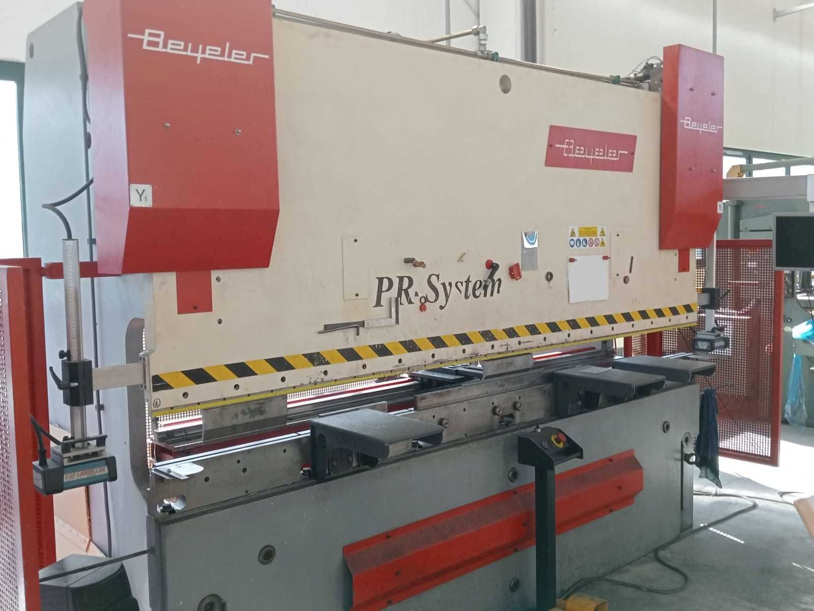 Left side view of BEYELER PR6 1500 KN X 3000 MM machine