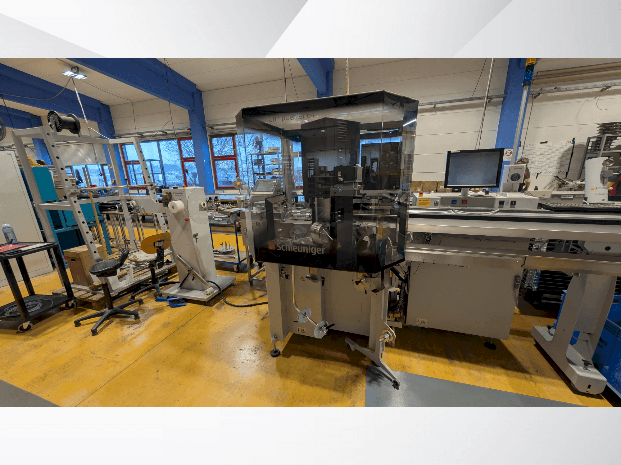 Front view of Schleuniger CrimpCenter 64  machine