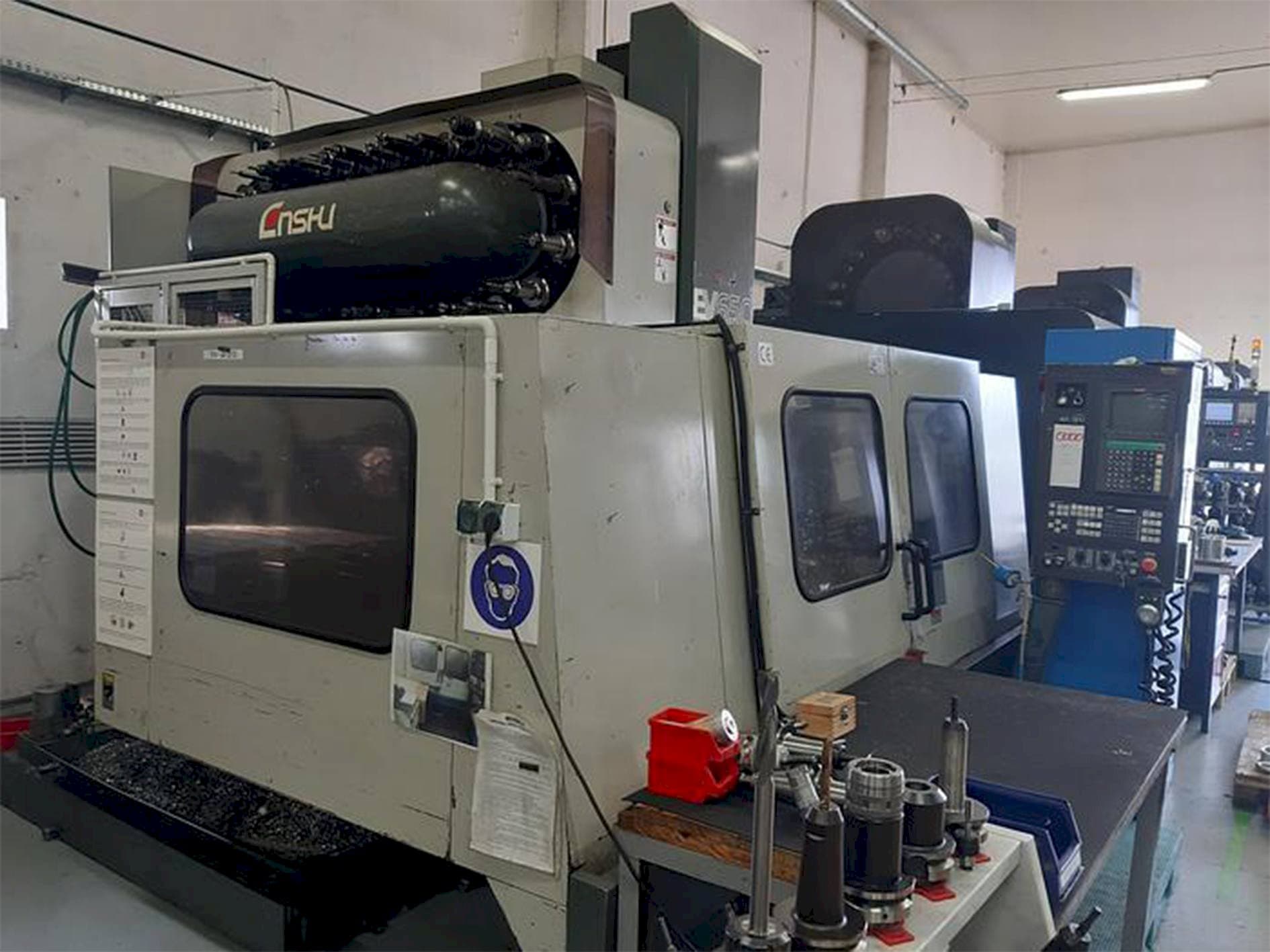 Front view of Enshu EV 650  machine