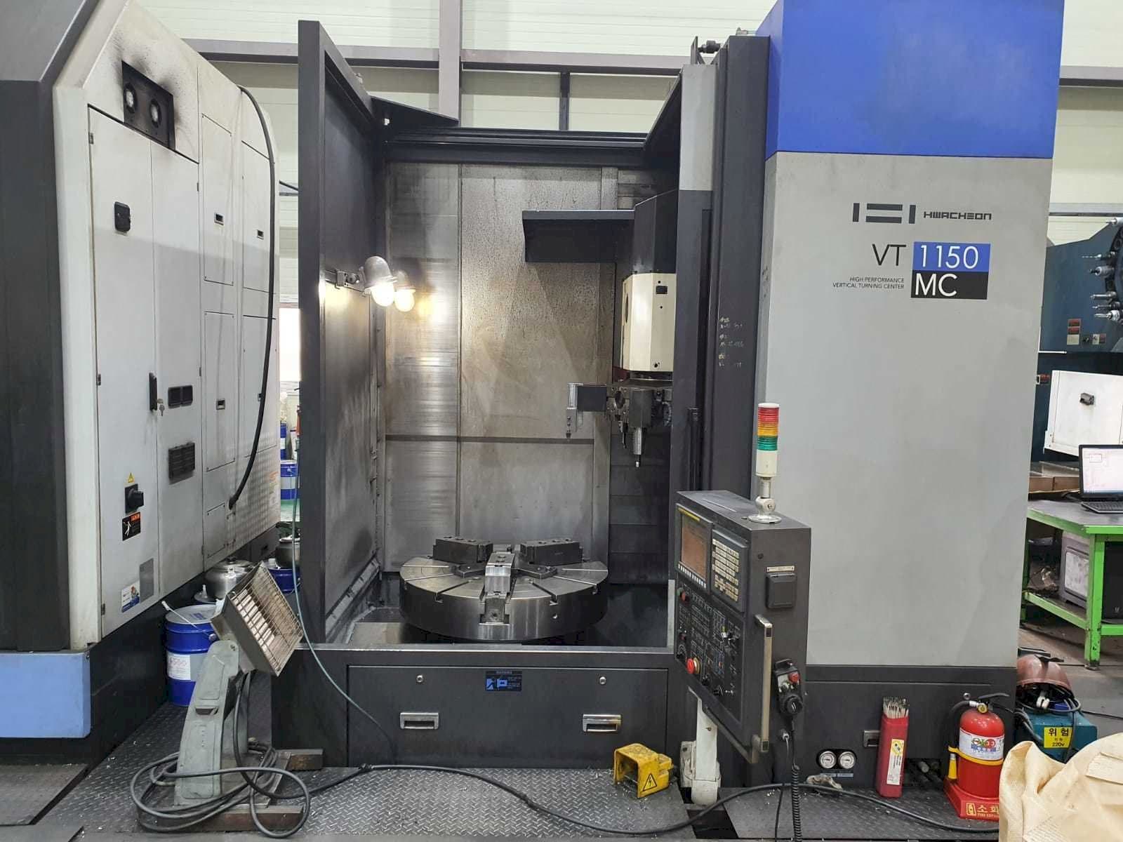 Front view of HWACHEON VT 1150 MC machine