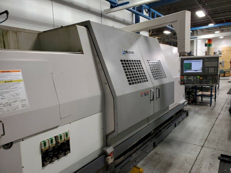 Left side view of Okuma LB45 II  machine