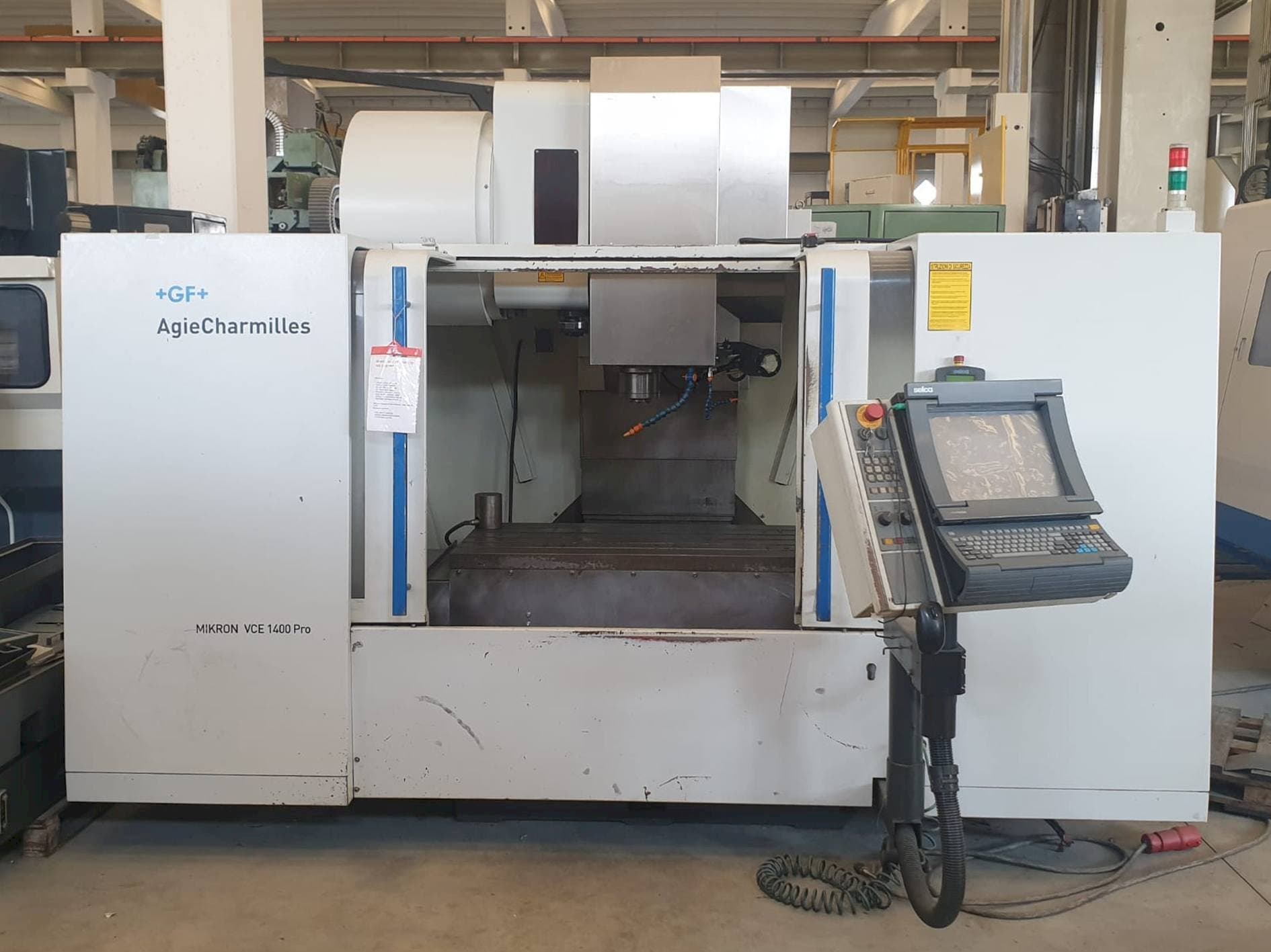 Front view of AgieCharmilles MIKRON VCE 1400 PRO  machine
