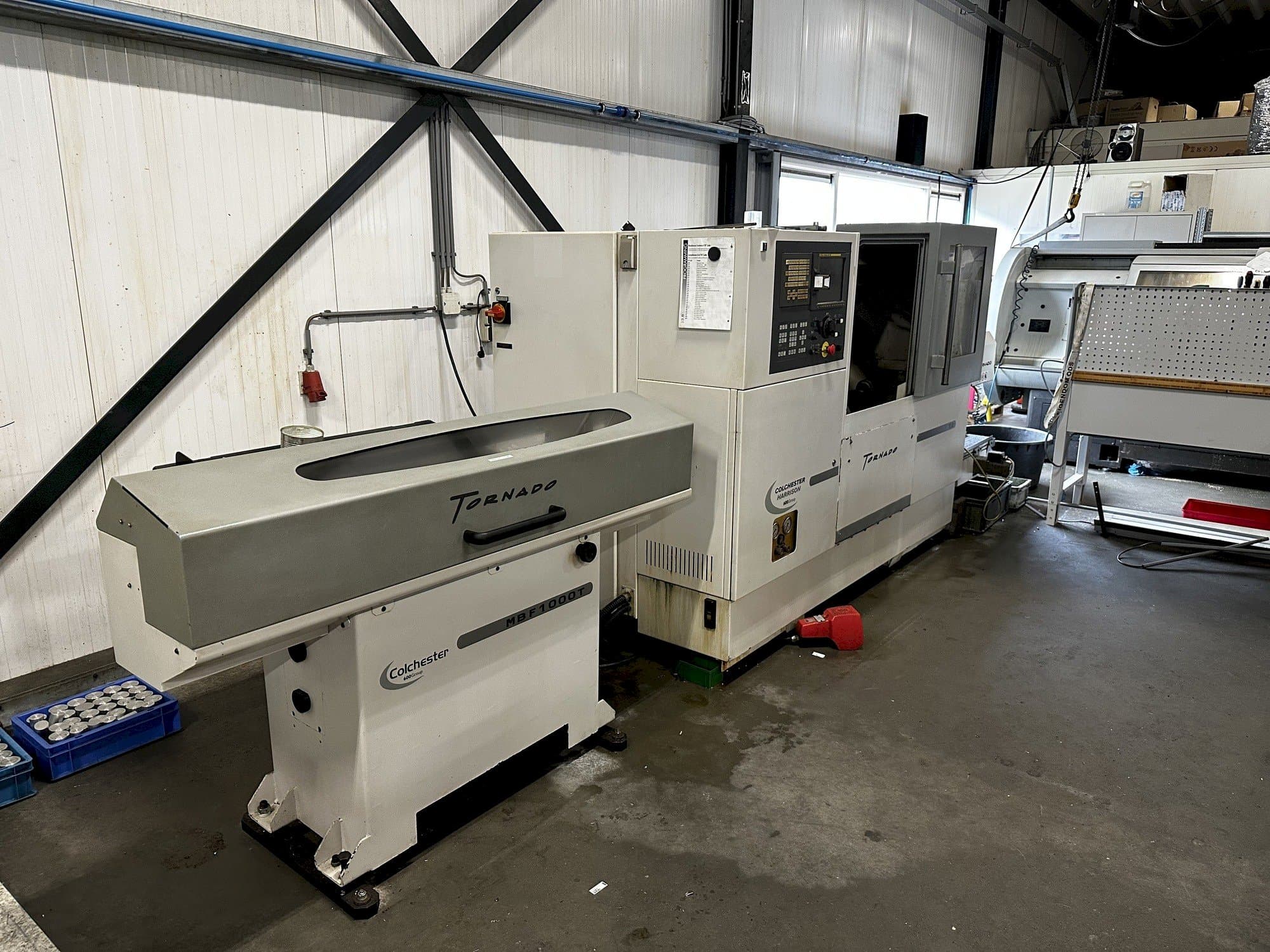 Front view of Colchester Tornado T2 machine