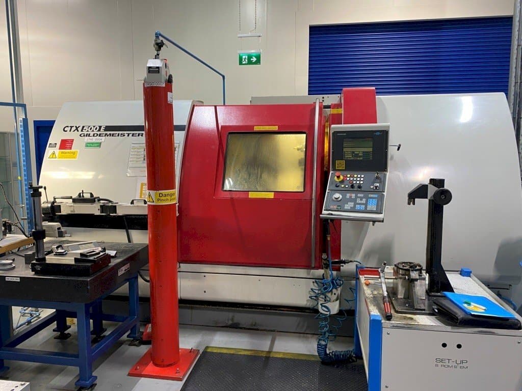 Front view of Gildemeister CTX-500 E machine